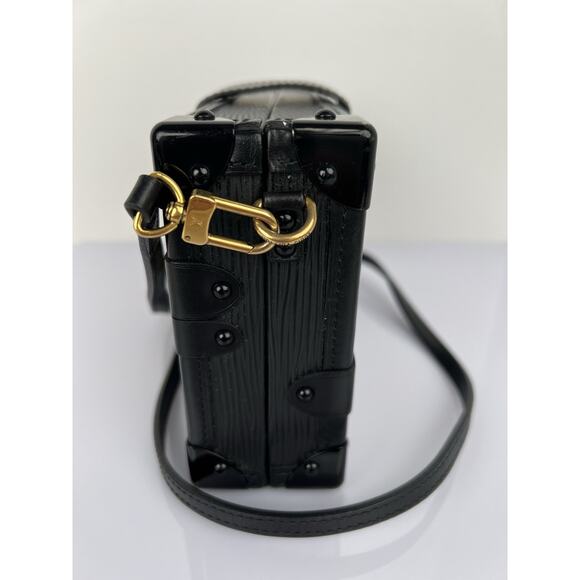 LOUIS VUITTON Petite Malle Epi Leather Crossbody Bag in Black - Picture 3 of 16